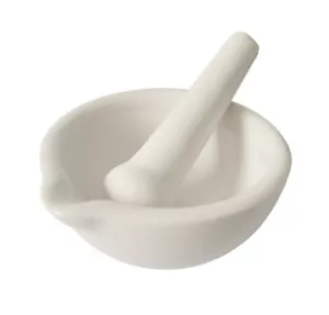 Ceramic Mortar with Pestle B-GOODS 10 cm Diameter 4.5 cm Height - Picture 1 of 2