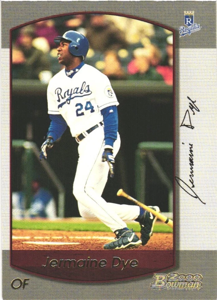 2000 Bowman #7 Jermaine Dye Kansas City Royals  - Image 1 of 2