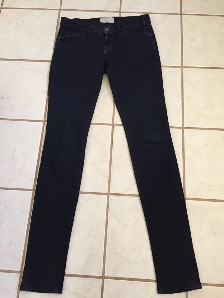 Current/Elliott Women's The Skinny Low Rise Jeans in Dark Wash Blue Note Sz 25 - Image 1 of 4