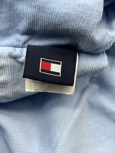 Tommy Hilfiger Corduroy Pillow Sham Light Blue Standard Size Rectangular - Picture 1 of 7