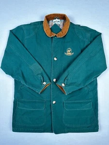AQHA World Championship Show 1999 Qualifier Green Blanket Lined Chore Coat Sz L - Picture 1 of 15