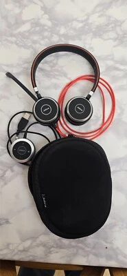 Jabra Evolve USB-C - 3.5mm Wired Headset MS Teams Link WFH/Office FPNP! - Image 1 of 4