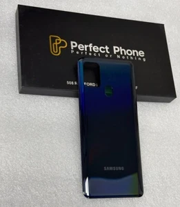 Repuesto de cristal trasero tapa trasera batería para Samsung A21S - Imagen 1 de 9