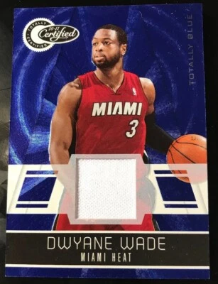 Camiseta DWYANE WADE 2011 CERTIFICADA 13/99 totalmente azul Miami Heat B17 Foto 1 de 2
