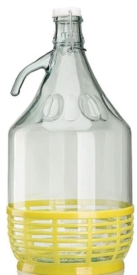 5l Glasballon Gärballon Bügelverschluss Flasche Weinballon Menge nach Wahl