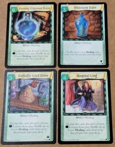 Harry Potter TCG 4 Burning Bitterroot Balm Bruisewort Butterfly Weed Hospital - Picture 1 of 5