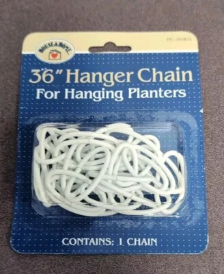  Corrente extensora branca 36" para plantas penduradas - Imagem 1 de 4