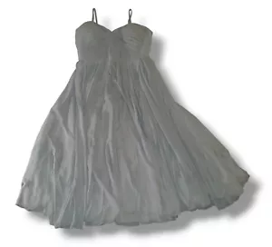 Abito da damigella d'onore donna Jenny Yoo Collection grigio. Taglia 22 - Foto 1 di 13