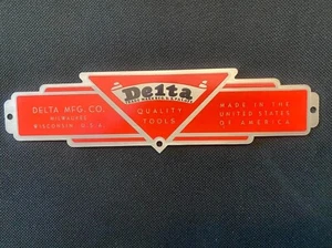 DELTA ROTES LOGOPLATE - Bild 1 von 6