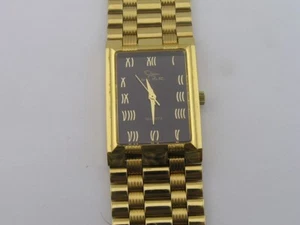 Vintage Oscar De La Renta Mens Dress Watch Roman Numerals Fancy Dial 227-2025 - Picture 1 of 6