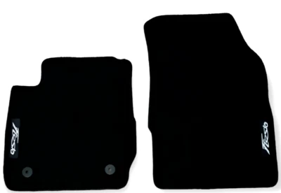 Front Car Floor Mats Velour For Ford Fiesta Waterproof Carpet Auto Liners 2pcs Foto 1 de 4