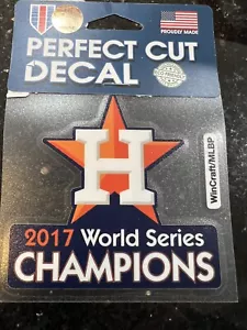 Houston Astros wincraft 2017 World Series Die cut decal 4 inch - Picture 1 of 2