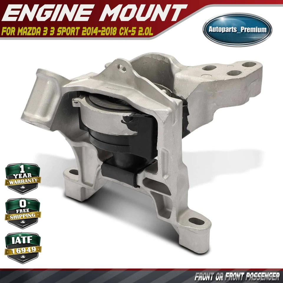 Front/ Front Right Engine Motor Mount for Mazda 3 3 Sport 2014-2018 CX-5 2.0L - Image 1 of 4