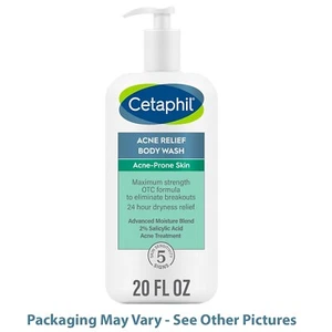 Cetaphil Acne Relief Body Wash With 2% Salicylic Acid Acne Treatment - Picture 1 of 3