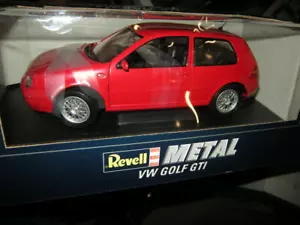 1:18 Revell VW Golf 4 GTI rojo/rojo en EMBALAJE ORIGINAL-RARO/RARO- - Imagen 1 de 1