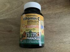 Natures Plus Animal Parade Vitamin C 90 Animal Shaped Chewable Tablets BBE 05/24