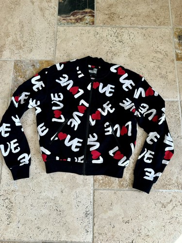 Felpa cardigan donna Love Moschino taglia US 2