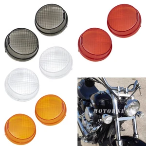Turn Signal Light Lens Cover For Honda Shadow VT 750 VTX 1300 Kawasaki VN 1600 - Bild 1 von 41