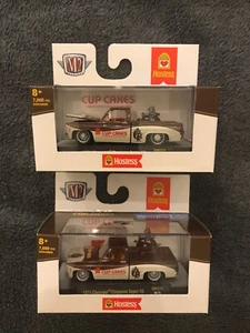 🟢2 M2 MACHINES HOSTESS CAKES 1974 CHEVROLET CHEYENNE SUPER 10 SQUARE BODY LOT 2 - Picture 1 of 3