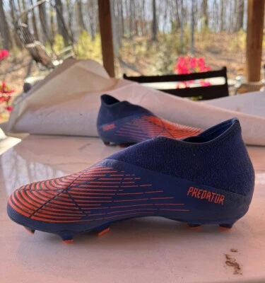 Мужские футбольные бутсы Adidas Predator Edge.1 низкие FG H02954 синие красные - Изображение 1 из 4