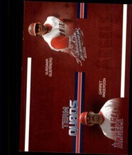 2005 ABSOLUTE MEMORABILIA TEAM QUADS BASEBALL ASSORTED SINGLES U-PICK