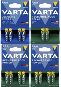Varta Power Akkus Accus aufladbare Batterien AAA Micro NEU aus 2025 neues Design - Bild 1 von 14