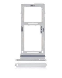 Plateau Carte SIM Double Compatible pour Samsung Galaxy Note 20 Ultra 5G Blanc Mystique - Photo 1 sur 2