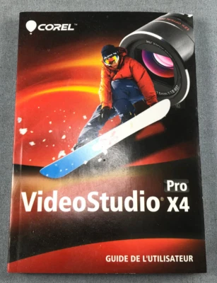 FRENCH Corel Video Studio Pro X4 Guide de L'Utilisateur Manual Francais seule - Image 1 of 4