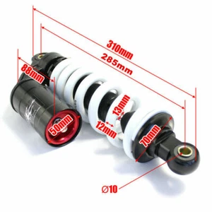 285mm Rear Back Shock Absorber Shocker Suspension PIT QUAD DIRT BIKE ATV BUGGY - Picture 1 of 4