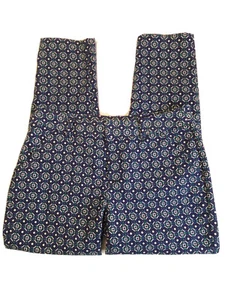 Merona Ankle Dress Pants Geometric Design Womens Size 6 Stretch Fit - Picture 1 of 5