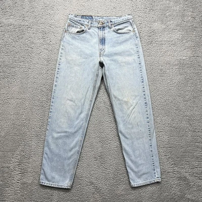 Vintage Levi's 550 Jeans Mens 34x32 Light Wash Blue Denim Relaxed Fit USA 90s - Image 1 of 4
