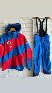 ski suit Frencys Switzerland SCI CLUB PREGASSONA size 48 swisslife GoreTEx gore - Picture 1 of 24