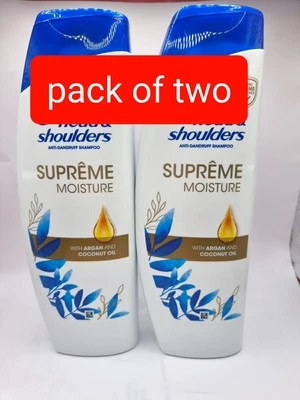 Xampu Head & Shoulders Anti Supreme Moisture, 400ml (pacote com 2) S44/F.FF/G.AC/3 - Imagem 1 de 4