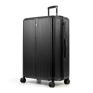 Valigia rigida Lugg Airglide 28 pollici nera leggera policarbonato - Foto 1 di 8