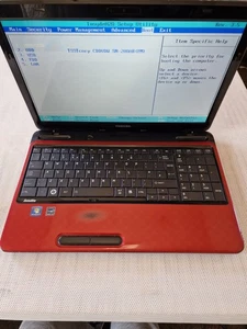 Toshiba Satellite L750D-14R Laptop AMD E450 15.6" Bios Tested Only Read Descript - Picture 1 of 19