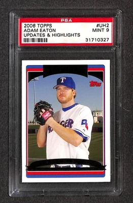 2006 TOPPS UPDATES & HIGHLIGHTS #UH2 ADAM EATON PSA 9 Mint 31710327  - Image 1 of 3