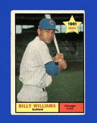 1961 Topps Set-Break #141 Billy Williams baja calidad (arruga) *GMCARDS* Foto 1 de 2