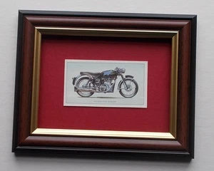 MOTOR CYCLE IMAGE FRAMED - VELOCETTE VENOM - Picture 1 of 1