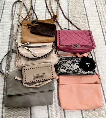 Lot Of 7 Purses & 1 Wallet-Target, Badgley Mishka, Coach, Jessica Mcintock, Marc - Image 1 of 4