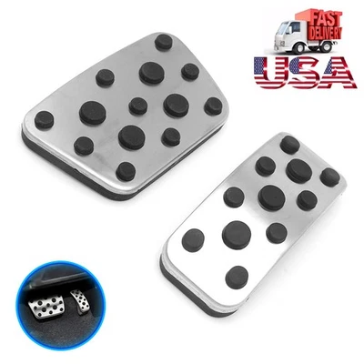 2PCS Gas Brake Pedal Cover For Highlander AT 2008-2013 - Image 1 of 4