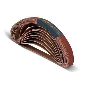 1/2 x 18 Inch Sanding Belts, 20PK, 60 Grit Aluminum Oxide Belt Sander Sanding... - Picture 1 of 7
