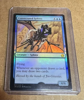 Consecrated Sphinx Iconic Masters Foil Artist Proof MTG RARE - Image 1 of 2
