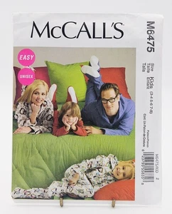 Pattern Kids Unisex Jumpsuit w Detachable Booties Size 3-8 McCalls M6475 - Picture 1 of 2