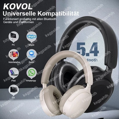 Over Ear Kopfhörer Bluetooth Wireless Headset Kabellos Geräuschisolation Stereo - Bild 1 von 4