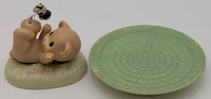 1998 Precious Moments Figur "Du bist meine Honigbiene" 487929 + 1996 270121 Teller - Bild 1 von 8