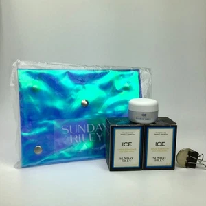 3x Crema Hidratante Sunday Riley ICE Ceramida - MINIS 0,3 oz cada una ¡NUEVA EN CAJA + Bolsa! - Imagen 1 de 6