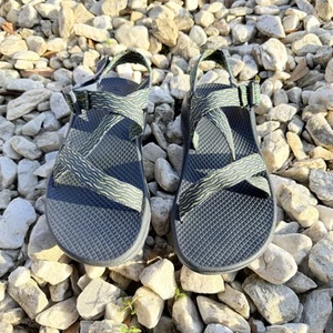 Chaco Sandals Women's Size 5 Multicolor Strappy Green / Blue Walking Hiking - Picture 1 of 6