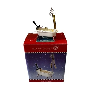 Schneemann in Badewanne Ornament 2003 Abteilung 56 - Bild 1 von 5