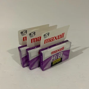 Lote de cintas Maxell 3 - Hi-8 Digital 8 120 minutos - Imagen 1 de 1