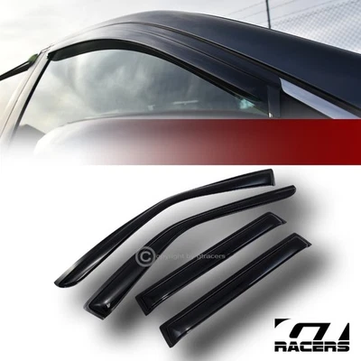 For 1993-1998 Jeep Grand Cherokee Sun/Rain Guard Shade Deflectors Window Visors - Image 1 of 4